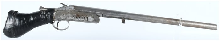 T. Barker Modified Single-Shot Break-Action Smoothbore Utility Firearm (SI-12152 A)