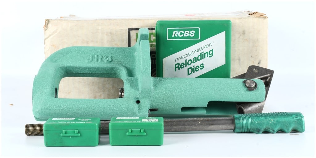 RCBS JR3 Single-Stage Reloading Press with .30/06 Full Length Die Set (1 of 9)