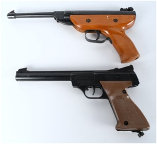 A Pair of Vintage Air Pistols: Pioneer G6435 Style and Crosman Powermatic BB Caliber