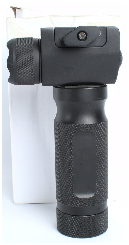 Unbranded Tactical Vertical Foregrip Accessory with Integrated LED Flashlight and Laser Module, (1 of 5)
