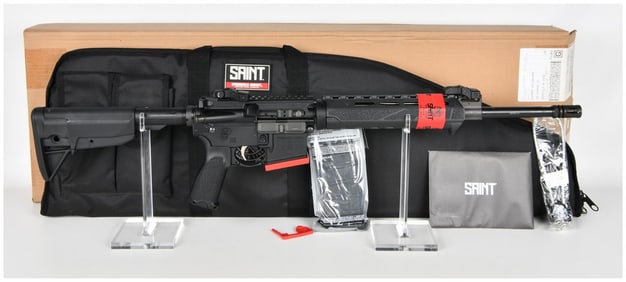 Springfield Armory SAINT AR-15 Style Rifle, 5.56 NATO, Complete in Box, Post-2016