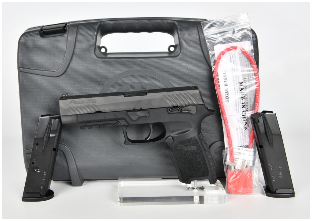 Sig Sauer P320 Semi-Automatic Pistol, .40 S&W Caliber, Two Magazines and Case, Circa 2014-Present (1 of 16)