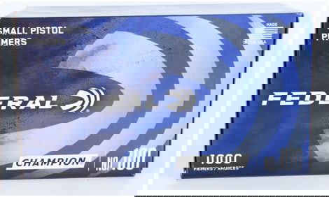 Federal Champion No. 100 Small Pistol Primers, 1000 Count