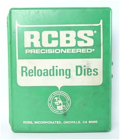 RCBS, 3 Die Set, .30 Carbine Round Nose Reloading Dies, Vintage Oroville Era