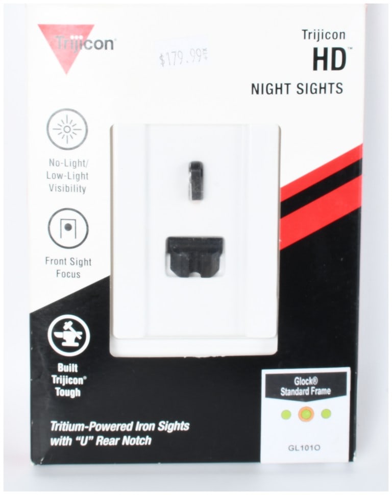 Trijicon HD Night Sight Set for Glock Standard Frame Pistols, Model GL101O (1 of 3)