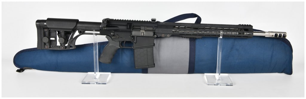 Armalite SPR MOD 2A Semi-Automatic Precision Rifle, 7.62x51mm, Modern Era: A modern semi-automatic sporting rifle manufactured by Armalite, located in Geneseo, Illinois. This rifle is designated the SPR MOD 2A (Special Purpose Rifle, Modular Design 2A) and is built upon the