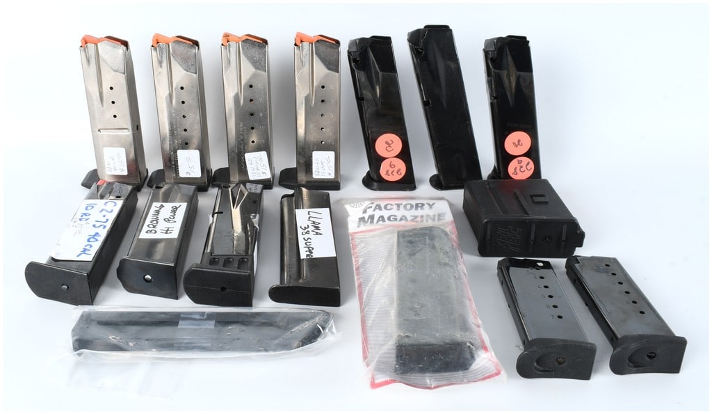 Lot of Seventeen Assorted Pistol Magazines and Accessories, Including Smith & Wesson, SIG Sauer, and (1 of 5)