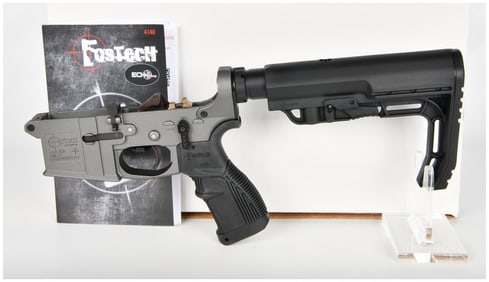 FosTech LITE 2.0 MULTI Complete Lower Receiver with Echo Sport Trigger, Tungsten Gray, Modern