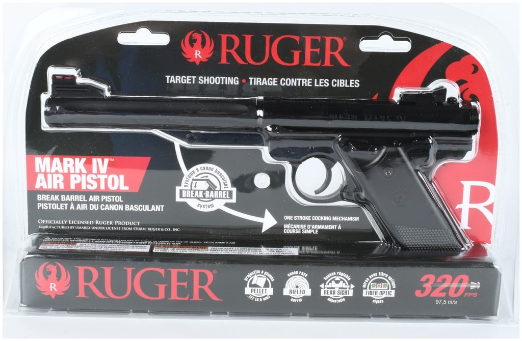Umarex Ruger Mark IV .177 Pellet Break-Barrel Air Pistol (1 of 3)