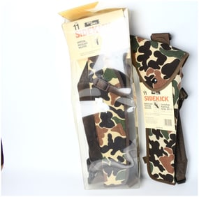 Uncle Mike's Sidekick Camouflage Holster Set of Two, Size 11, Circa 1985-1990