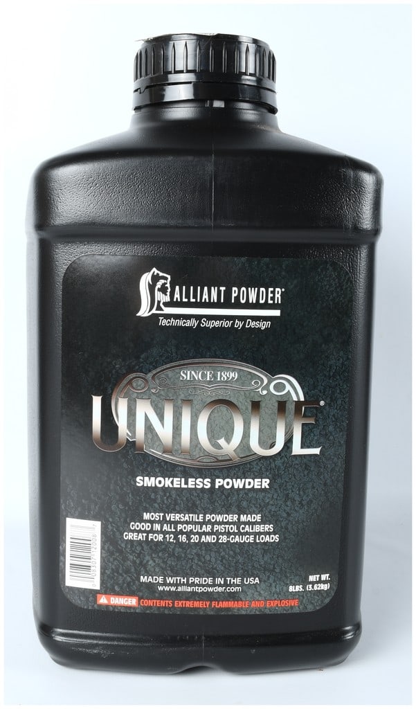 Alliant Powder Unique Smokeless Powder 8 LBS Jug Modern Production (1 of 3)
