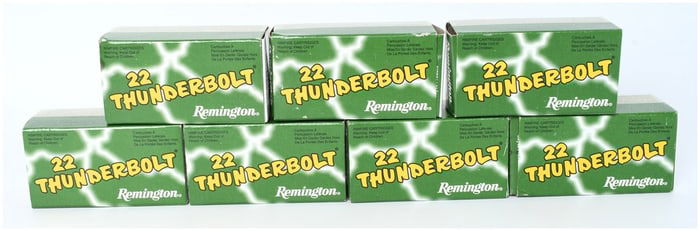 Remington 22 Thunderbolt High Velocity .22 Long Rifle Ammunition Lot of 350 Rounds Modern Production