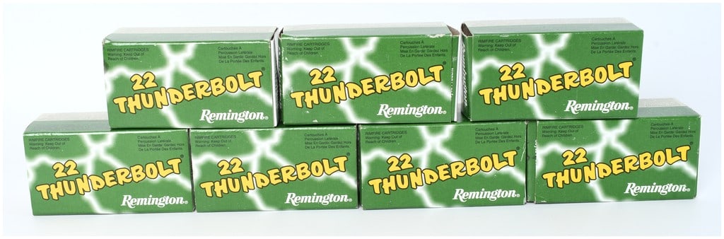 Remington 22 Thunderbolt High Velocity .22 Long Rifle Ammunition Lot of 350 Rounds Modern Production (1 of 3)