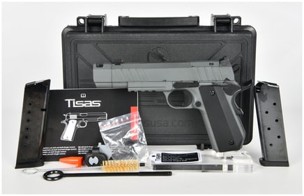Tisas Night Stalker 1911 B45BA Semi-Automatic Pistol, .45 ACP, Compensated, c. 2024