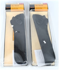 UNCLE MIKE'S Sidekick Size 11 Hip Holsters Matched Pair for Long Barrel Revolvers, New Old Stock