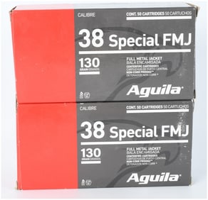 Aguila .38 Special 130 Grain FMJ Ammunition