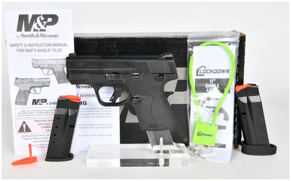 Smith & Wesson M&P9 Shield Plus Semi-Automatic Pistol with Original Box and Two Magazines, circa (1 of 17)