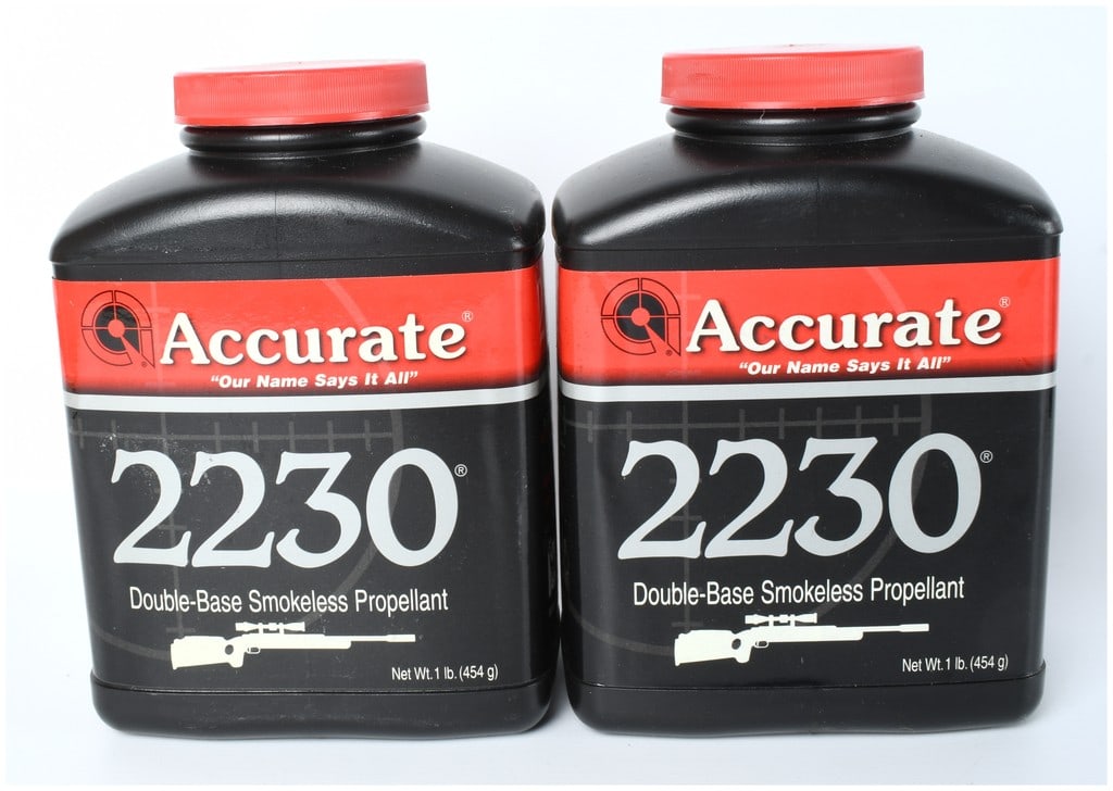 Accurate 2230 Double-Base Smokeless Rifle Propellant Lot (2 lbs total) Circa 2009 (1 of 2)