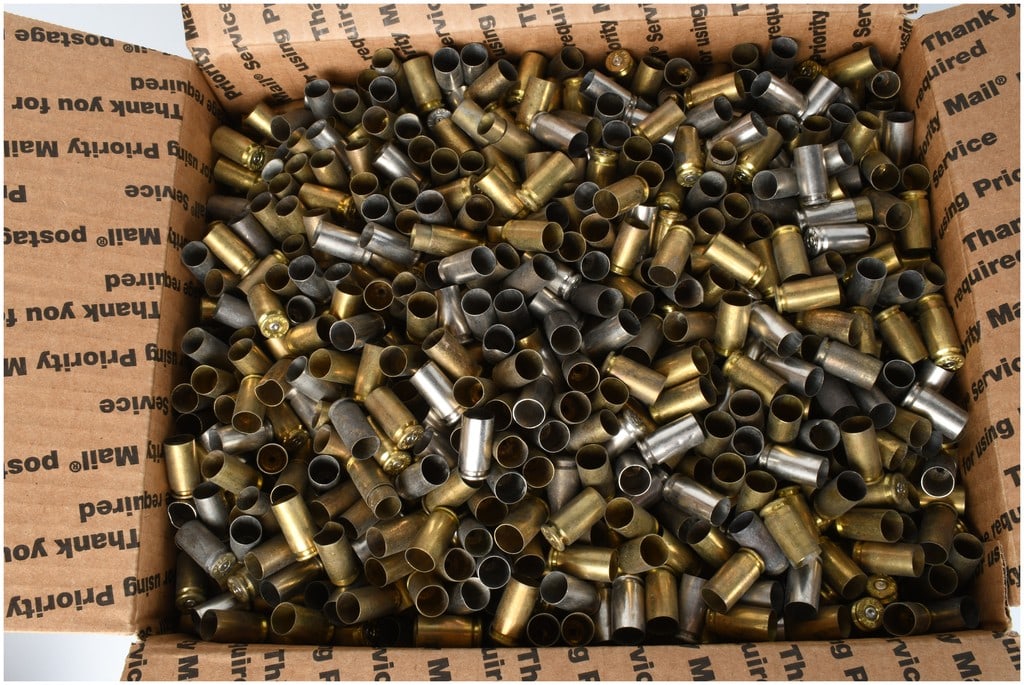 27 Lbs of Empty 40 S&W Brass Casings (1 of 2)