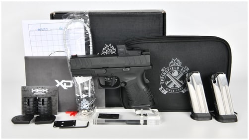 Springfield Armory XDM Elite 3.8 Inch 9mm Semi-Automatic Pistol with HEX Dragonfly Optic, circa 2021