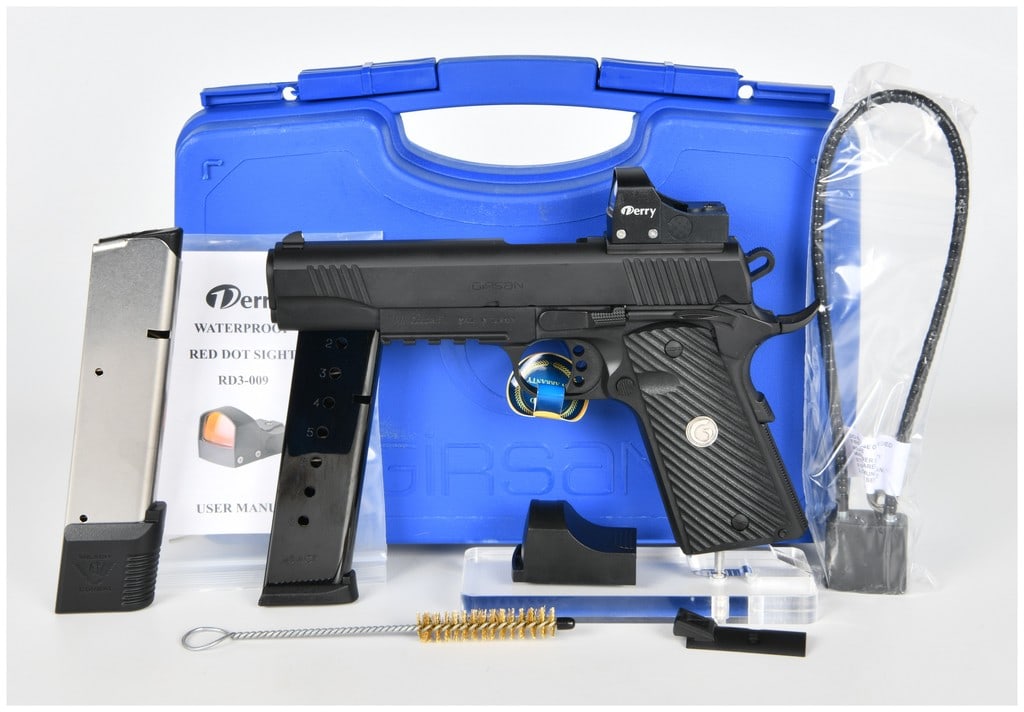 Girsan MC 1911 S T Semi-Automatic Pistol .45 ACP with Factory Red Dot Optic c. 2021 (1 of 18)