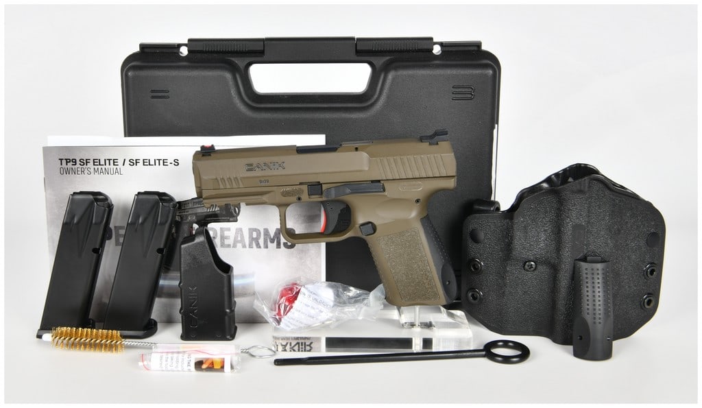 Canik TP9SF Elite Semi-Automatic Pistol, 9x19mm, FDE Finish, c. 2024 (1 of 18)