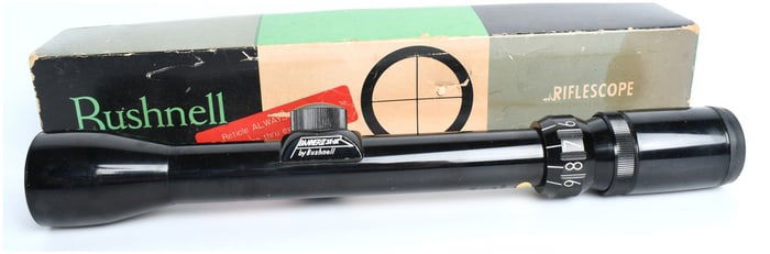 Bushnell Banner 3x-9x Variable Power Riflescope with Original Box, c. 1960s-1980s