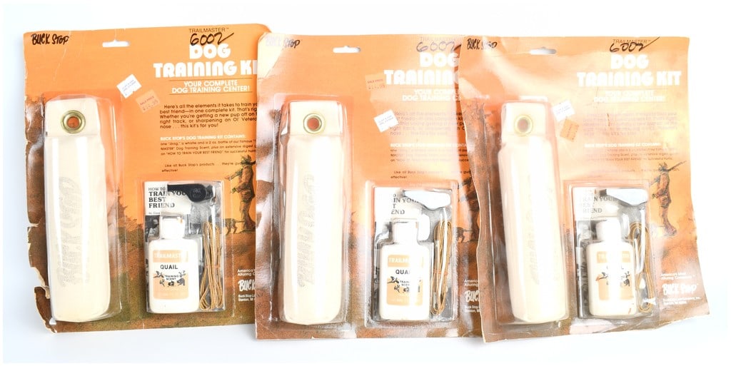 Buck Stop Trailmaster Model 6002 Quail Dog Training Kits, Set of Three, Circa 1970s-1980s (1 of 3)