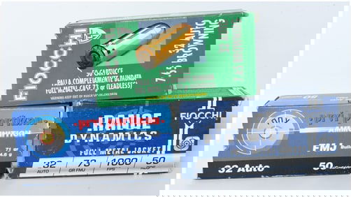 150 Rounds of Fiocchi and Prvi Partizan .32 Auto Ammunition