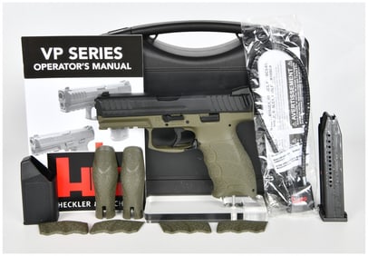 Heckler and Koch VP9 Semi-Automatic Pistol in NATO Green, 2017