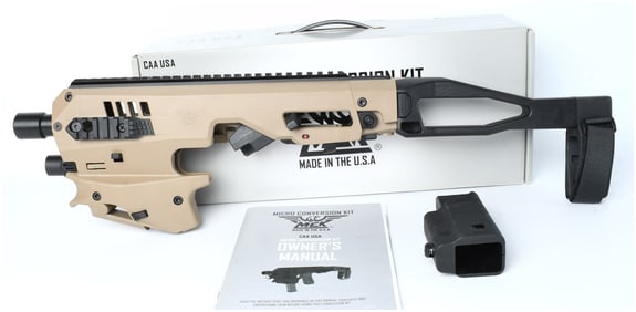 CAA USA MCK Micro Conversion Kit Chassis, FDE/Black Polymer, Contemporary