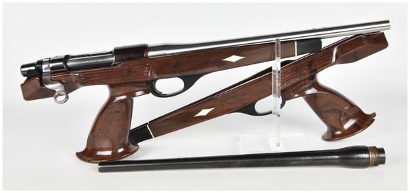 Remington Model XP-100 Bolt-Action Target Pistol with Spare Stock and Barrel, c. 1980s