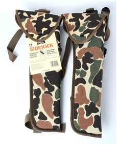 Uncle Mike's Sidekick Size 11 Camouflage Bandolier Hunting Holster Set, c. 1990s