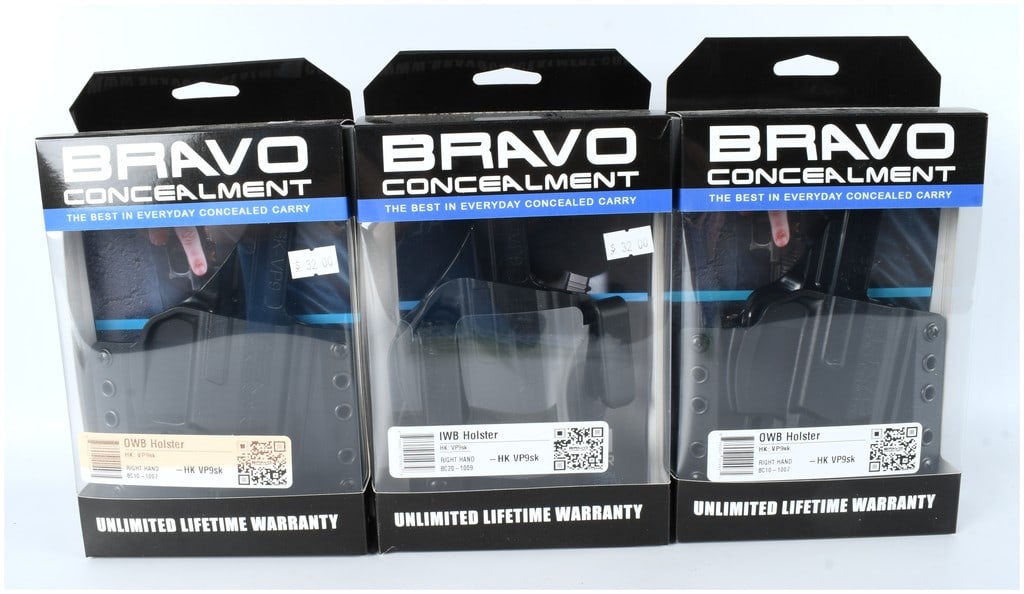 Bravo Concealment HK VP9sk Right-Hand Holster Collection, Three Pieces, c. 2020 (1 of 5)