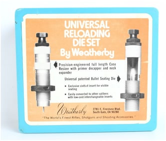 Weatherby Universal Reloading Die Set .270 Caliber FL-N Sizer Vintage South Gate CA Era