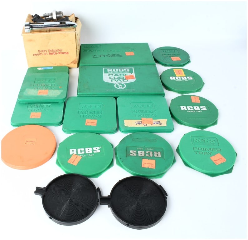 RCBS Precisioneered Reloading Accessories Lot Including Primer Trays and Auto-Prime Tool Components, (1 of 4)
