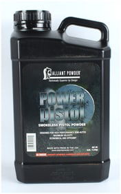 Alliant Powder Power Pistol Smokeless Powder 4 LB Jug Lot (4), Circa 2010s