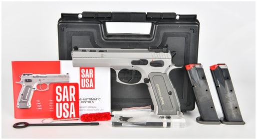 Sarsilmaz K12 Sport X 9mm Semi-Automatic Pistol, Stainless Finish, c. 2021