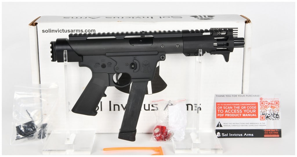 Sol Invictus Arms TAC-9 9MM Pistol Assembly with Original Box Modern (1 of 17)