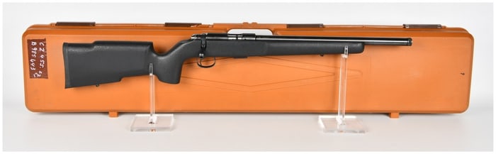 CZ 455 Varmint .22 LR Bolt-Action Target Rifle with Synthetic Stock and Gun Guard Case, 2010s