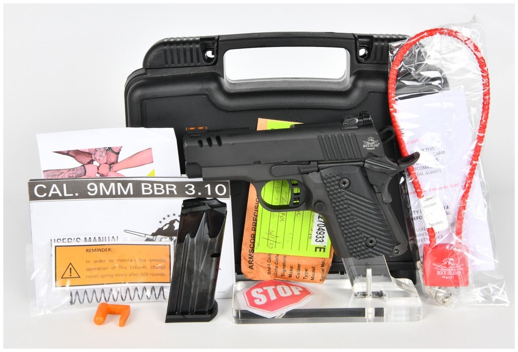 Rock Island Armory BBR 3.10 Compact 1911 Style Semi-Automatic Pistol, Modern Production (1 of 17)
