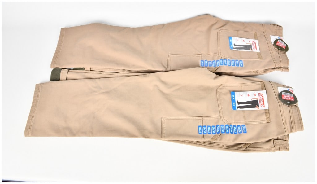Two Brand New Coleman Men's Fleece Lined Stretch Canvas Utility Pants (1 of 6)