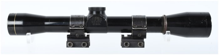 Leupold M8 4X Rifle Scope with Weaver Rings