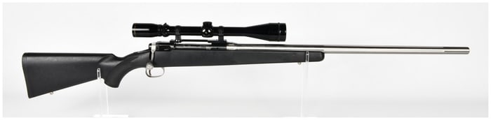 Savage Model 112 Bolt Action Varmint Rifle, .220 Swift, Burris Scope, Modern