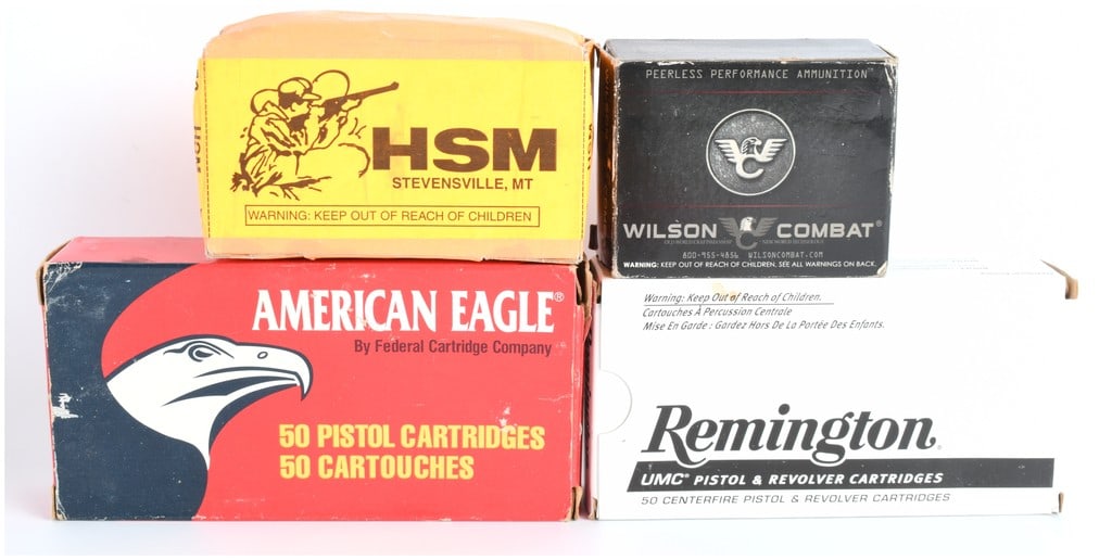 170 Rounds Assorted Handgun Ammunition, .40 S&W and .45 ACP +P, Various Makers, Late 20th/Early 21st (1 of 6)