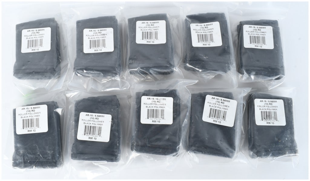 Ten RollerMag RM 10 10-Round AR-15 Polymer Magazines (1 of 3)