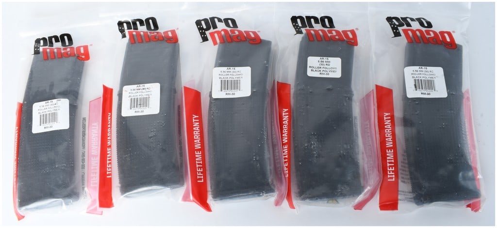 A Group of Five ProMag RM-30 AR-15 Magazines (1 of 2)