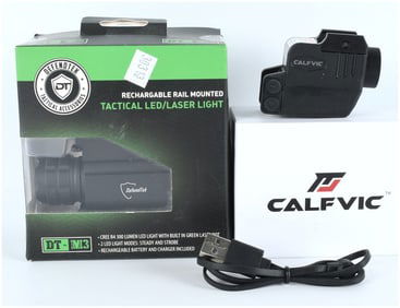 DefendTek CALFVIC DT-M3 Rail Mounted Tactical LED/Laser Light Combo, Modern