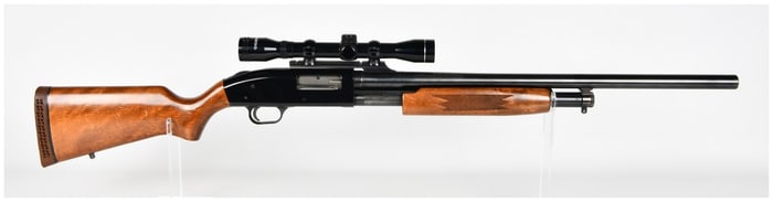 Mossberg Model 500A 12 GA Pump-Action Shotgun with 24-Inch Rifled Barrel, Modern Era