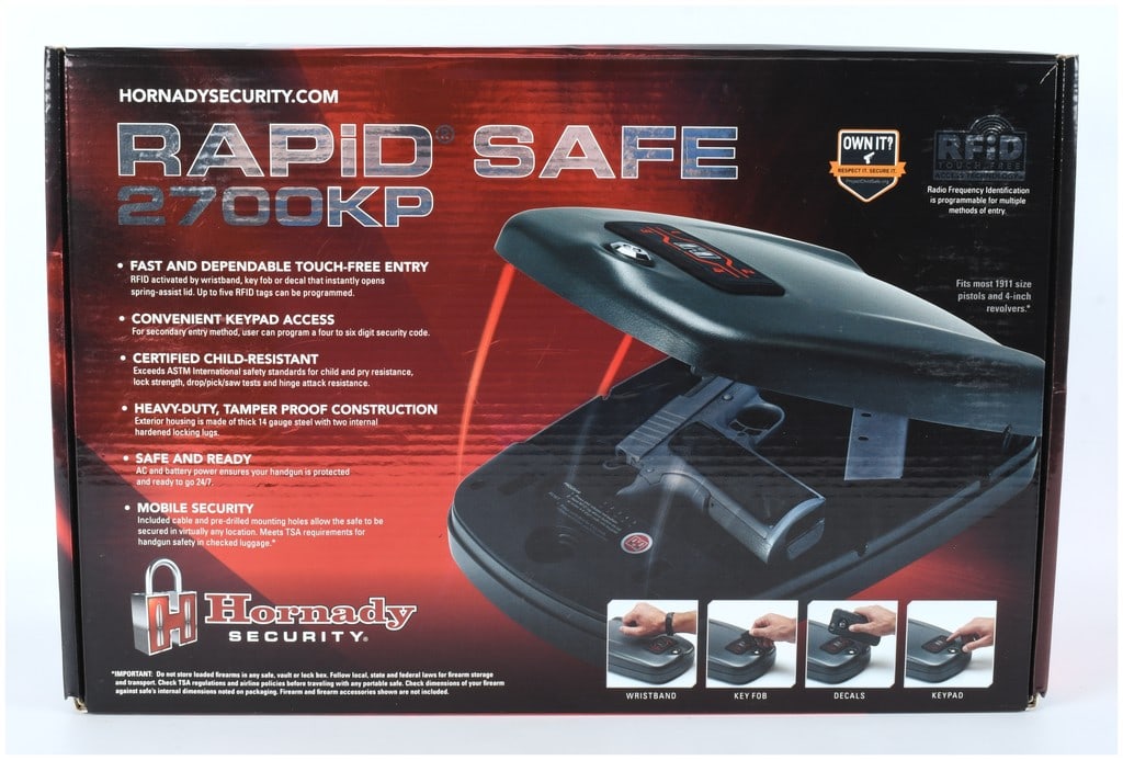 Hornady Security RAPiD Safe 2700KP XL RFID Keypad Portable Handgun Safe, Modern (1 of 5)